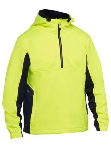Picture of HI VIS LIQUID REPELLENT FLEECE HOODIE